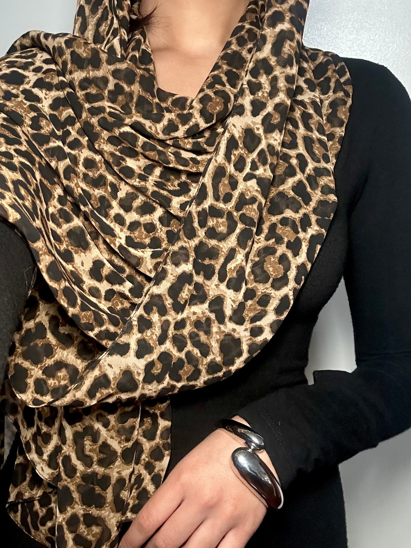 Leopard Scarf | Original Yellow