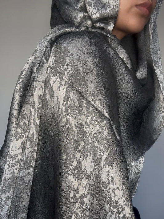 AZIZA Shawl | Silver