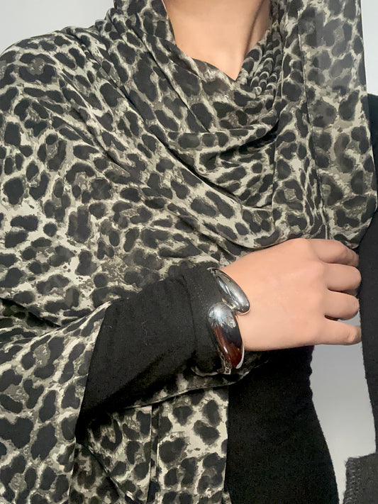 Leopard Scarf | Snow